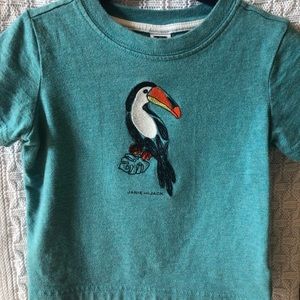 Janie and Jack Toucan Shirt sz 12-18